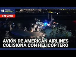 Choque de avión de pasajeros con un helicóptero militar en Washington DC: Esto se sabe