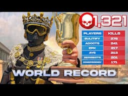 1,321 KILLS 🏆WORLD'S MOST KILLS (Modern Warfare 3)