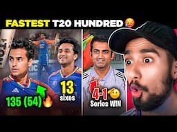 ABHISHEK SHARMA CARNAGE! 💀 135(54) & 13 SIXES | IND vs ENG Wankhede