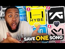 KPOP QUIZ: SAVE ONE K-POP SONG! 🎧 (HYBE vs YG vs JYP vs SM)