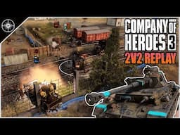 Top Players Showoff the Meta | 2v2 Elst Outskirts | Company of Heroes 3 Replays #61