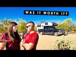 ONE YEAR REVIEW of our TRUCK CAMPER | Palomino Real-Lite HS 1803