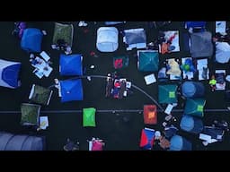 Serbian students sleep in stadium during two-day protest march to Novi Sad