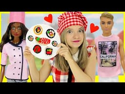 Learn to Make SUSHI with Barbie and Ken | Barbie Dream House Adventure | Barbie Doll Videos