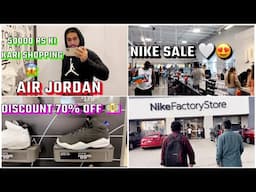 NIKE AIR JORDANS😍 SHOPPING WORTH $10000 😱| NIKE SE KARI SHOPPING 50,0000 ₹ KI | CANADA SHOPPING VLOG