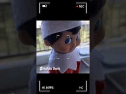 Elf Caught on Camera - Moving Christmas Elf #elfontheshelf #elf #christmaself