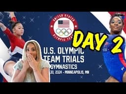 USA Women's Gymnastics Olympic Trials Day 2 WATCH PARTY with Mykayla Skinner