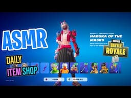 ASMR Fortnite NEW Haruka and Simone Skins! Daily Item Shop 🎮🎧 Relaxing Whispering 😴💤