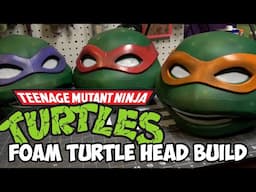 TMNT Cosplay Part 1 Turtle Head foam build