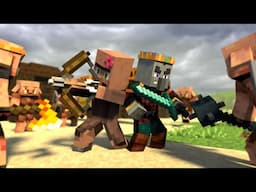 Villager & Pillager Love Story Part 2 - Minecraft Animation