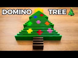 How to Build a Christmas Tree in Dominoes 🎄