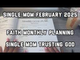 February single mom faith organization planner daily planner budget planner