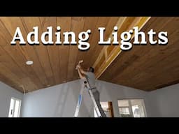 Installing LED Flush Mount Lights to our Kitchen // 1930's farmhouse Renovation Ep 82