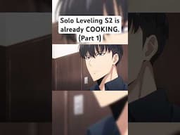 Solo Leveling S2 is already COOKING. (Part 1)  #sololeveling #sungjinwoo #anime #manwha