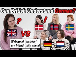 Can English Speakers understand dutch & german??