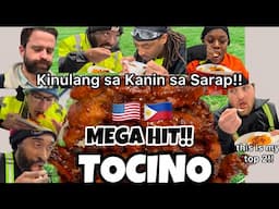 American Workers Tried “TOCINO” over Java rice | Kinulang ng Kanin sa Sarap!Famous Philippines Bfast