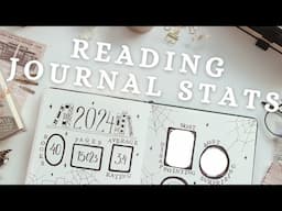 2024 Reading Journal Statistics & Wrap Up 📚 | Dark Academia Vibes