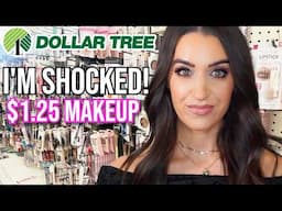 GLAM FULL FACE OF DOLLAR TREE MAKEUP!! $1.25 & BETTER THAN HIGH END! *LE MERCERIE BRAND*