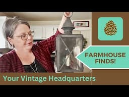 Recent Farmhouse Finds: Thrift Store - Estate Sale - Antique Mall HAUL!!