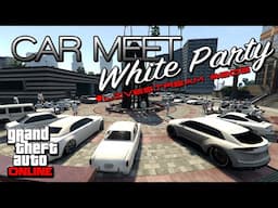 🔴 CAR MEET "WHITE PARTY" | GTA 5 Online PS5 | LIVESTREAM #303