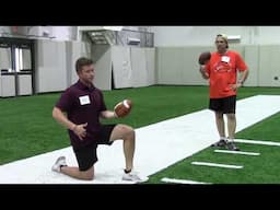 Quarterback Drills :: Nick Peterson, Menomonie