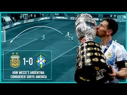 Tactical Analysis Argentina 1-0 Brazil | Messi vs Neymar |  Messi's Copa Victory 2021