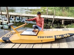 Cách tôi chế tạo thuyền giải trí DIY boat