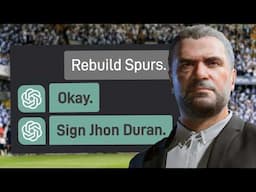 Can AI Rebuild Spurs Better Than Me?