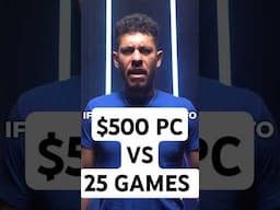 $500 PC VS 25 GAMES - ARC A580 & i3 12100F Benchmarks - #gamingpc #pcbuild #intel #pc #pcgaming