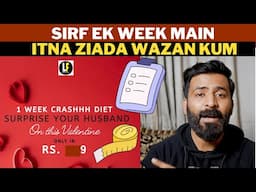 1 Week Crash Diet ( lose upto 3 kg in 7 Days )