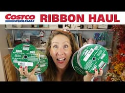 COSTCO HOLIDAY RIBBON HAUL | COSTCO RIBBON FOR CHRISTMAS IN JULY 2024