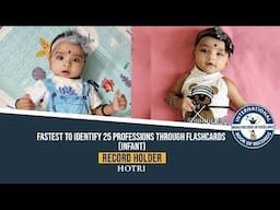 FASTEST TO IDENTIFY 25 PROFESSIONS THROUGH FLASHCARDS (INFANT)