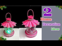 2 Easy Winter Home decoration ideas from Plastic Bottle | DIY Best Out Of Waste winter craft idea