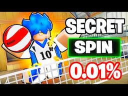 Unlocking 0.0001% SECRET SPIKER in Roblox Haikyuu Legends