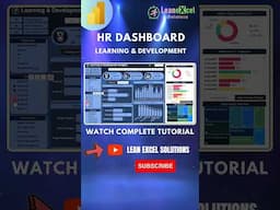 L&D Insights Dashboard in Power Power| HR analytics #powerbi #dashboarddesign #businessintelligence