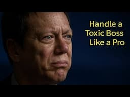 Toxic Boss Playbook: Learn How to HANDLE a TOXIC BOSS Like a PRO