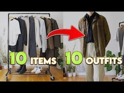 10 Fall Essentials, 10 Fall Outfits! Fall Capsule Wardrobe Challenge!