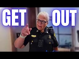 Grandma Cop Tries To Intimidate Clever Citizen