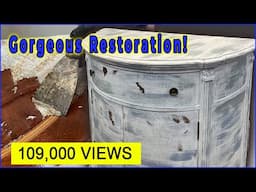 GORGEOUS FURNITURE RESTORATION- Shabby Chic to WOW! Relaxing Furniture Restoration-only shop sounds