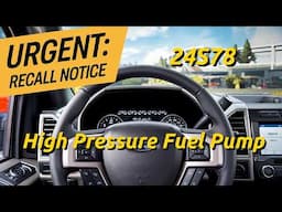 Is Your Superduty at Risk Due to the 24S78 High Pressure Pump Recall?