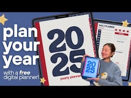 FREE 2025 Digital Planner | stay organized and productive for the new year!