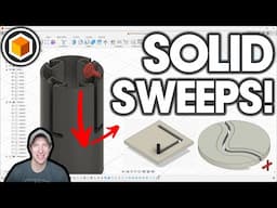 SOLID SWEEPS in Fusion 360 Are Here!