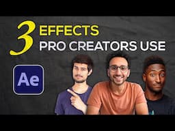 3 Easy (and VIRAL) Effects for PRO-LEVEL VIDEOS!! After Effects Tutorial in Hindi - 2023