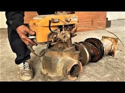 Restoring MIKASA Rammer Running On 2-Stroke Engine // Skills To Restore Old Machine To New Machine