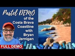 Pastel Demo of the Costa Brava coastline with Bryan Jernigan