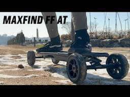 #261 MAXFIND FF AT ELECTRIC SKATEBOARD - This was a casual AT E-board