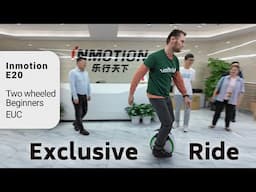 Inmotion E20: Exclusive first look | Beginners EUC