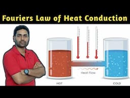 Fourier's Law of heat conduction | Heat transfer by Conduction | Fourier's law in Hindi |