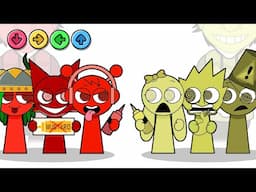 Incredibox Sprunki - KETCHUP vs MUSTARD?! ORIGIN STORY Animation | Incredibox | Awesome toon