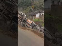 Tanker truck overturned